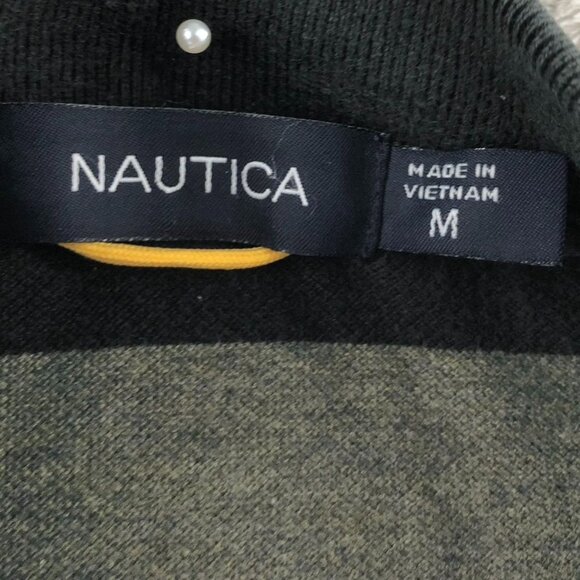 3 Nautica Mens Rugby Polo Shirt Medium Lot Of Three Striped Long-Sleeve Casual - Picture 2 of 16